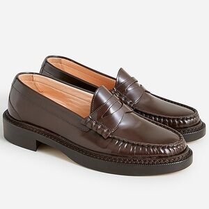 J. Crew Rowan penny loafers in leather